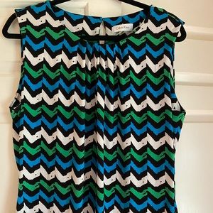 Calvin Klein like new sleeveless blouse XL